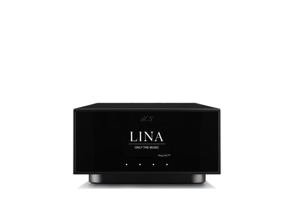 The front of the dCS LIna Headphone DAC