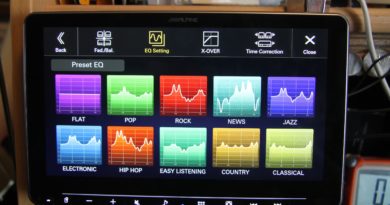 Alpine head units have preset EQ curves. This graphic shows them well.