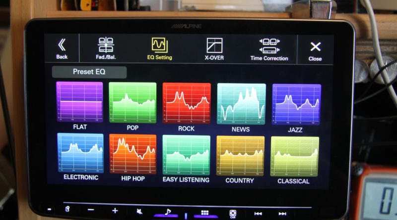 Alpine head units have preset EQ curves. This graphic shows them well.