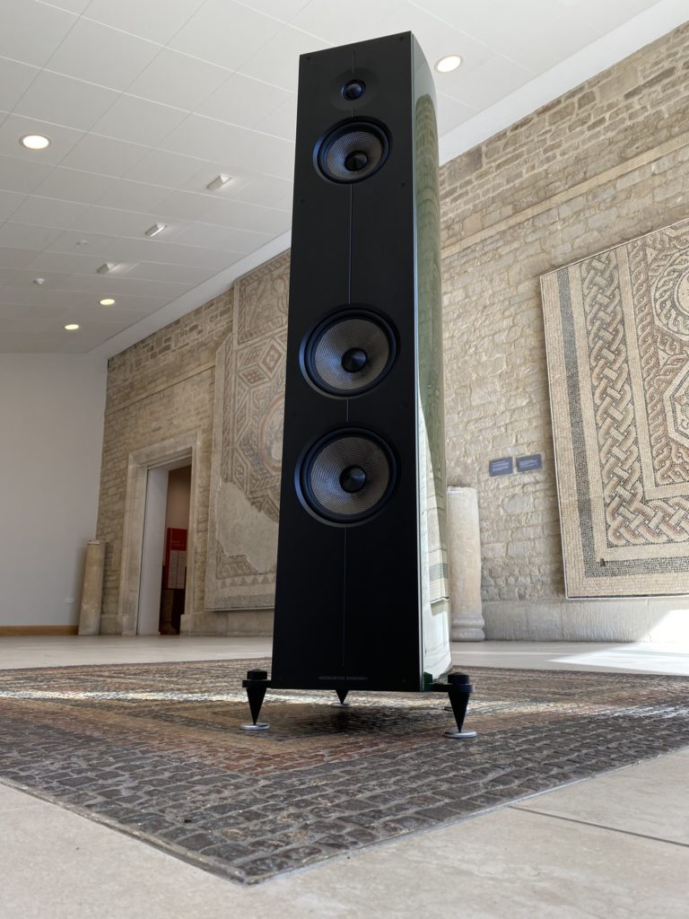 The poshest speakers that Acoustic Energy ever made. Ther new Corinum model.