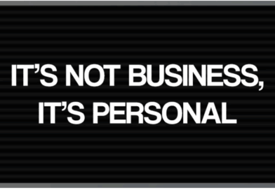 It's not business, it's personal