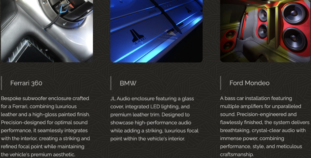 Paul Richardson's car work